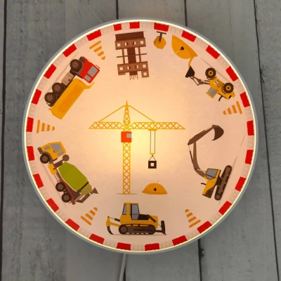Abbildung von niermann Wandleuchte Baustelle, ohne Leuchtmittel, bruchsicheres Gehäuse