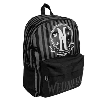 Abbildung von CERDÁ LIFE&#039;S LITTLE MOMENTS Wednesday Rucksack für Mädchen Schul und Freizehrucksack, bequemes strapazierfähiges Design Mit großem Hauptfach Reißverschluss, ideal Schule oder Reisen