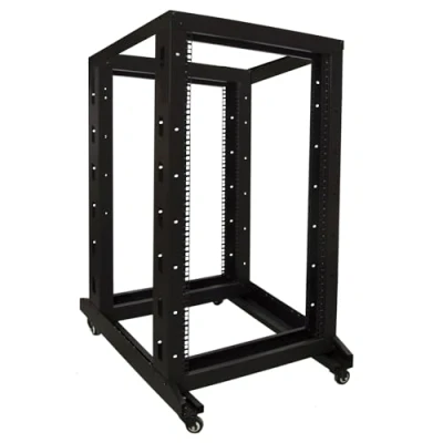 Abbildung von DSIT 22 HE 19 Zoll Rackschrank auf Rollen unmontiert (BxTxH) 600 x 800 1200mm Schwarz