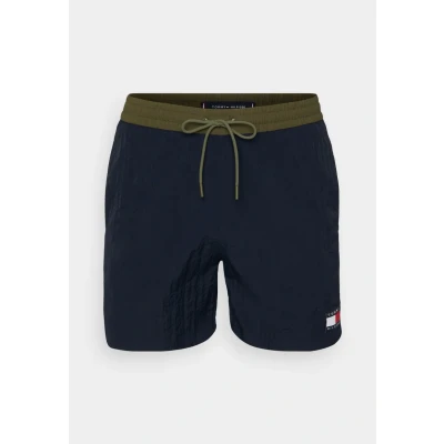 Abbildung von Tommy Hilfiger Heritage Medium Drawstring Badeshorts, Herren, Größe: Large, Desert sky