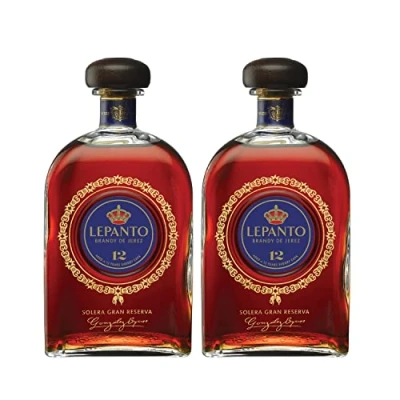 Abbildung von González Byass Lepanto Solera Gran Reserva Brandy Jerez Spanien I Visando Paket (2 Flaschen)