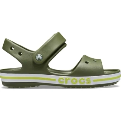 Abbildung von Crocs Toddler Bayaband Sandal 22 23 EU Army Green