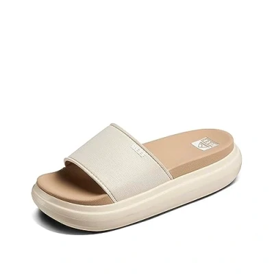 Abbildung von Reef Cushion Bondi BAY Pantolette hoch, Damen, Größe: 40, Vintage/oasis Kunststoff