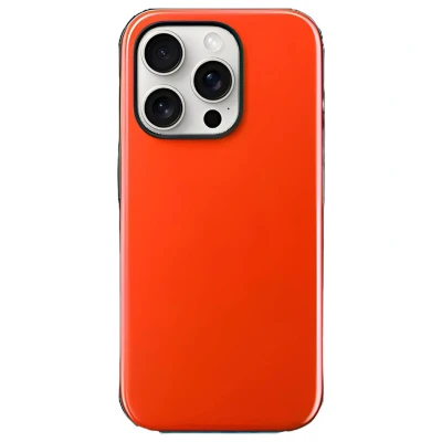 Abbildung von NOMAD Sport Case für iPhone 16 Pro Max Hülle aus Polycarbonat mit TPE Bumper Satin PET Beschichtung MagSafe kompatibel Magma