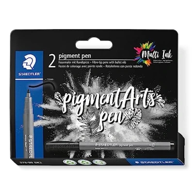Abbildung von pigment pen blister 2 st intens zwart