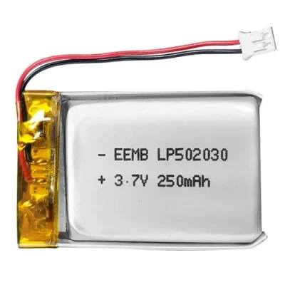 Abbildung von EEMB Lithium Polymer Akku 3,7 V 250mAh 502030 Wiederaufladbarer Lipo mit JST Anschluss für VXI Blue Parrott bestätigen Sie die Polarität des Geräts und Anschlusses vor dem Kauf(1)