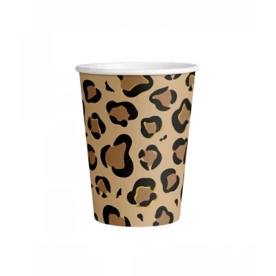 Abbildung von Leopard Druck Tassen 250ml 8 Stück