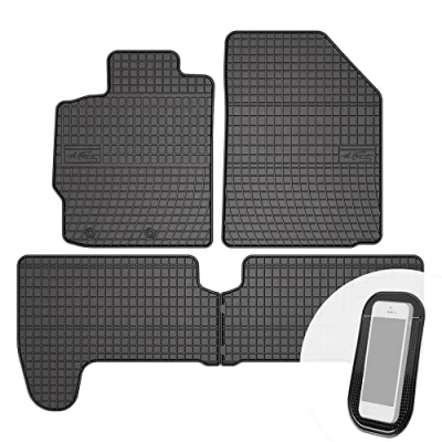 Abbildung von Gummimatten Auto Fußmatten Gummi Automatten Passgenau 4 teilig Set passend für Toyota Yaris II 2005 2011