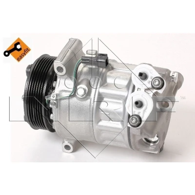 Abbildung von NRF 32816 Kompressor PXV16 12 PAG 46 mit Kompressoröl, Dichtring EASY FIT FORD: MONDEO 4 Turnier, FOCUS 3 Galaxy Mk2 MPV, VOLVO: V50