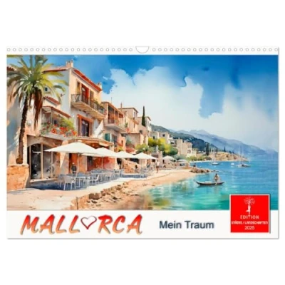 Abbildung von Mallorca mein Traum (Wandkalender 2025 DIN A3 quer), CALVENDO Monatskalender