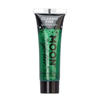 Abbildung von Moon Glitter Gel mit klassischem feinem 12ml Grün Glitzer Gesichtsfarbe