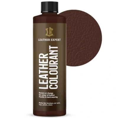 Abbildung von Sehr Deckend Wasser Lederfarbe Espressobraun 250 ml Leather Paint für Natur und ÖkoLeder Dye Ohne Alkohol alle Lederaccessoires Reißt oder Blättert Nicht ab
