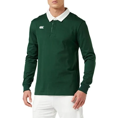Abbildung von Canterbury Herren Langärmliges Retro Design Jersey, Wald, XS