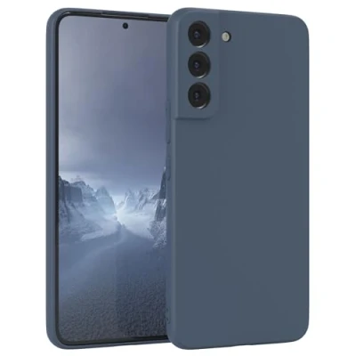 Abbildung von EAZY Case Silikonhülle für Samsung Galaxy S22 Plus 5G Hülle Silikon Blau weich stoßfeste Handyhülle S22+ Schutzhülle mit Kameraschutz Dünn Premium Schutz Cover TPU Bumper Petrol