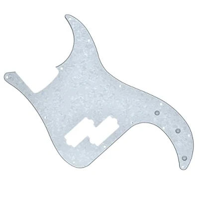 Abbildung von Dopro Precision Bass Pickguard PB P Kratzplatte für USA/Mexican FD White Pearl
