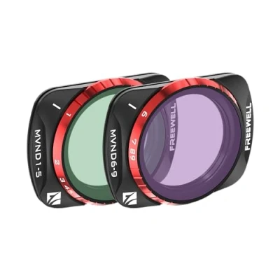 Abbildung von Freewell VND Filter 2er Pack Variable ND (Mist Edition) 1 5 Stop, 6 9 Stop für Osmo Pocket 3 Belichtung in Echtzeit anpassen FW OP3 VNDXMIST