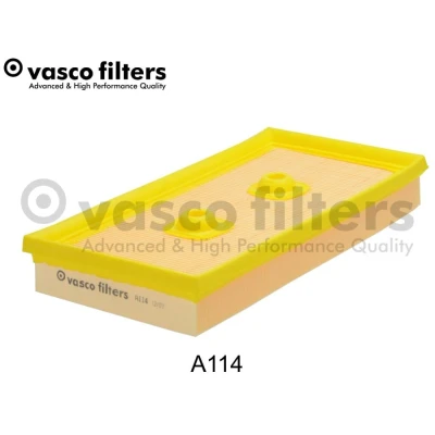 Abbildung von DAVID VASCO A114 Luftfilter 42 155 301 rechteckig Filtereinsatz VOLKSWAGEN: Golf 5 Schrägheck, Passat B6 Variant, Touran I, AUDI: A3 Sportback