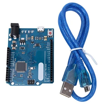 Abbildung von Oumefar ATmega32u4 Development Board 7 PWM Kanal Entwicklungsmodul Mikrocontroller mit USB Kabel für Arduino Leonardo R3 Pro