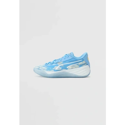 Abbildung von Puma All Pro NITRO™ Dennis Schroder Basketballschuhe Unisex Mit Plain Light Blue/White Größe: 44