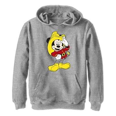 Abbildung von Disney Mickey Classic Firefighter YTH Hoodie Heather grey 5/6