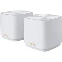 Abbildung von ASUS ZenWiFi XD4 Plus 2er Set AX1800 Whole Home Mesh WiFi 6 System kombinierbarer Router (bis zu 306m² Abdeckung, AiMesh, AiProtection, Wandbefestigung, App Steuerung) weiß