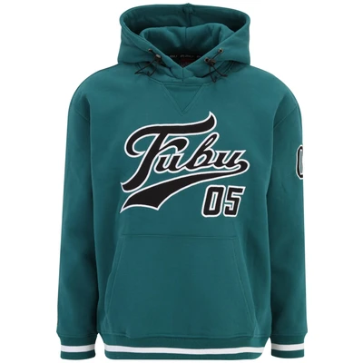Abbildung von FUBU Varsity Heavy Hoodie Unisex Kapuzenpullover, Größe: Medium, Green/black