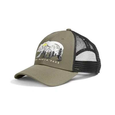 Abbildung von THE NORTH FACE Gestickter Mudder Trucker, Taupe Grün/Bären Grafik, Einheitsgröße