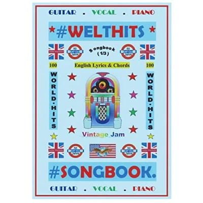 Abbildung von 100 Englische Welthits (1/3) + Gitarren Playbacks (MP3): Songbuch mit Texten und Akkorden