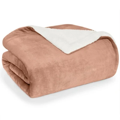 Abbildung von Wohndecke Sherpa Fleecedecke, Oeko TEX Zertifiziert, Blumtal, hochwertig, weich, warm, flauschig