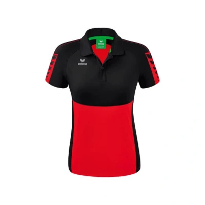 Abbildung von Erima Fussball Teamsport SIX Wings Poloshirt, Damen, Größe: 38, Rotschwarz