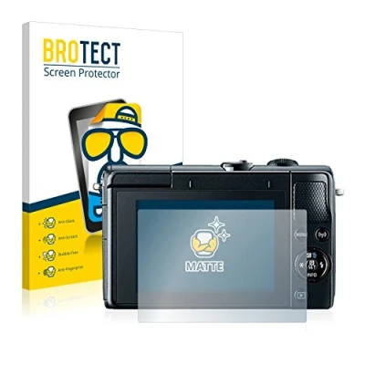Abbildung von BROTECT Entspiegelungs Schutzfolie für Canon EOS M100 (2 Stück) Matte Displayschutz Folie, Anti Reflex, Fingerprint
