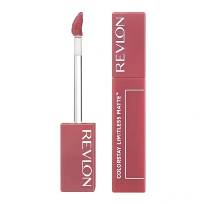 Abbildung von Revlon ColorStay Limitless Matte Liquid Lipstick, Flüssiger Matter Lippenstift, Angereichert mit Dreifacher Hyaluronsäure, 100% Vegane Formel, Ultra Langanhaltend, 006 Manifest