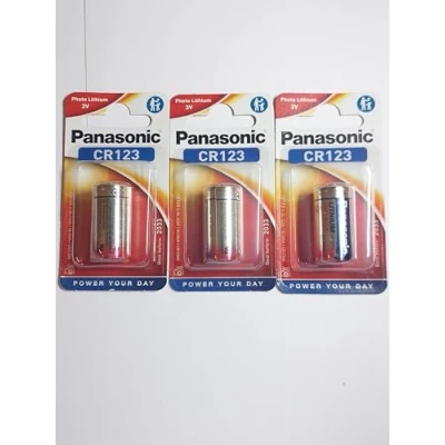 Abbildung von Panasonic CR123A Lithium Batterie, 3 V, Blisterpackung, 1 x Stück