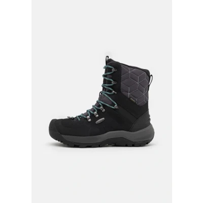 Abbildung von KEEN Damen Revel 4 High Polar Schneestiefel, Black/North Atlantic, 39 EU