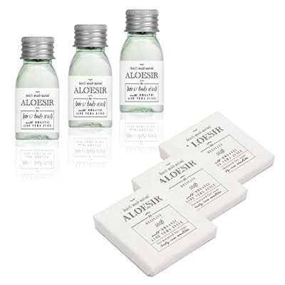 Abbildung von Comfort Pur Hotel Set Aloesir Shampoo &amp; Duschgel 100 Stk. 20ml und Seife 15g in Papier