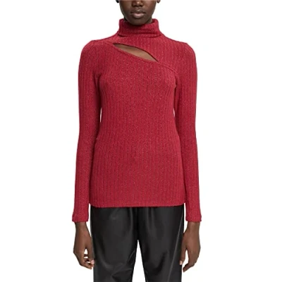 Abbildung von ESPRIT Damen 112CC1K305 T Shirt, 615/CHERRY RED, S