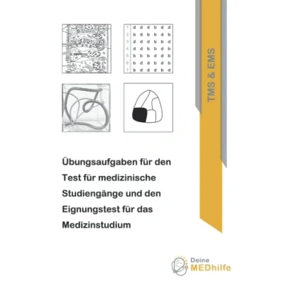 Abbildung von Übungsaufgaben für den Test medizinische Studiengänge (TMS) und Eignungstest das Medizinstudium (EMS)