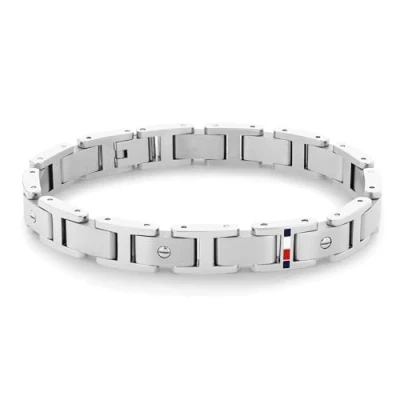 Abbildung von Tommy Hilfiger Screws Family Halskette silvercoloured, Herren, Größe: One Size, Silver coloured