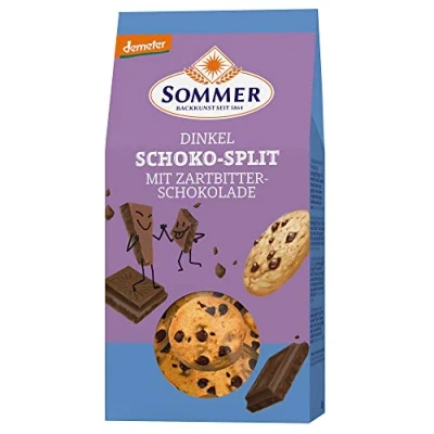 Abbildung von SOMMER CABLE Dinkel Schoko Split mit Zartbitterschokolade, 150 g