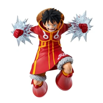 Abbildung von Banpresto One Piece Statue Monkey D Luffy Egghead Battle Record Collection Multicolor 14cm