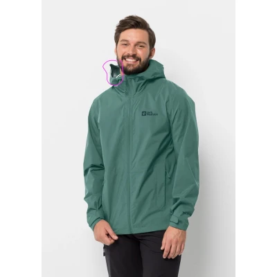 Abbildung von Jack Wolfskin Elsberg Outdoorjacke, Herren, Größe: Small, Jade green