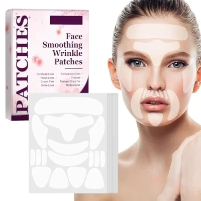 Abbildung von YANINEE 192 Stücke Anti Falten Pflaster Gesicht, Wrinkle Patches