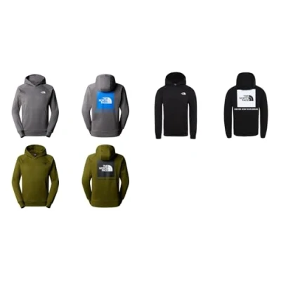 Abbildung von The North Face Raglan Redbox Kapuzenpullover, Herren, Größe: XS, Smoked pearl