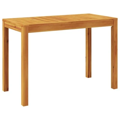 Abbildung von vidaXL Gartentisch, Esstisch Holztisch für Garten Terrasse, Outdoor Tisch, Gartenmöbel Terrassentisch, 110x55x75cm Massivholz Akazie