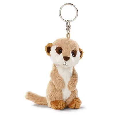 Abbildung von NICI 47871 Schlüsselanhänger Erdmännchen Green 10cm, braun, 10 cm