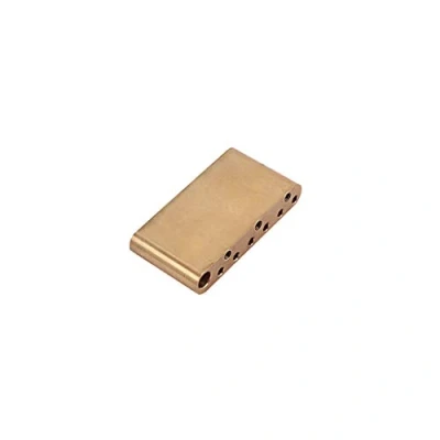 Abbildung von Alnicov 74mm Messing Tremolo Block für Fd Strat Stratocaster Bridge