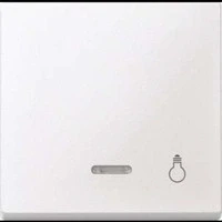 Abbildung von Merten 430919 Wippe mit Kontrollfenster und Aufdruck Licht, polarweiß, System M
