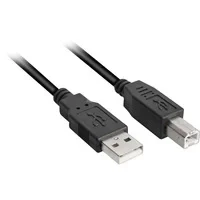 Abbildung von USB 2.0 Kabel, A Stecker &gt; B