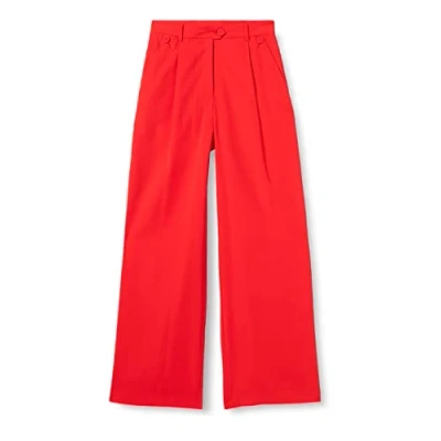 Abbildung von United Colors of Benetton Damen Pantalone 45d5d900f Hose, Rosso 35d, 42 EU