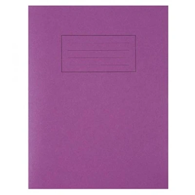 Abbildung von Silvine EX100 Übungsheft liniert mit Rand 80 Seiten 229 x 178 mm 10 Stück violett
